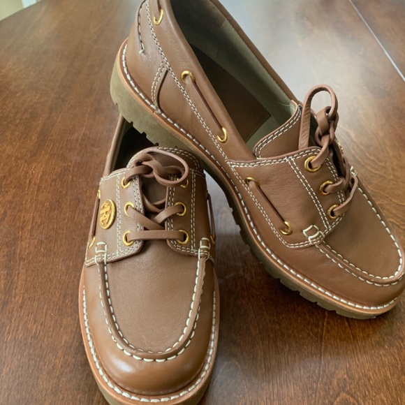 NEW WITHOUT TAGS - BROWN MICHAEL KORS COLLECTION LEATHER LOAFERS - Size … - Picture 4 of 9